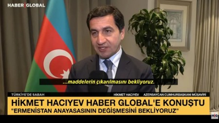 Hikmət Hacıyev "Haber Global"a müsahibə verib