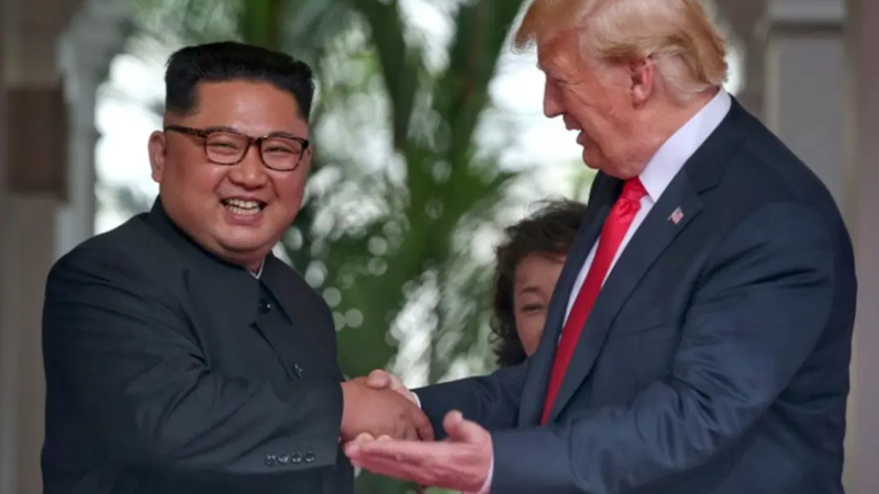 Tramp Kim Çen Inla yenidən görüşmək istəyir