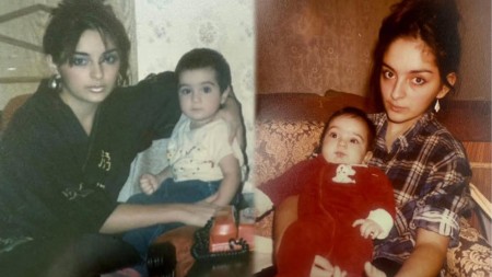 Leyla və Arzu Əliyevalar analarını belə təbrik etdi - FOTOLAR