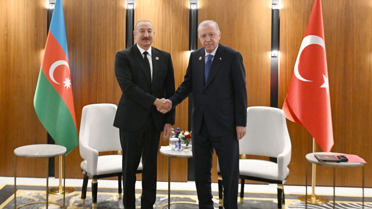 İlham Əliyev Ərdoğanla görüşdü - FOTOLAR