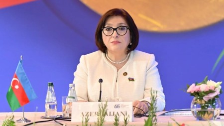 Sahibə Qafarova Qoşulmama Hərəkatı ilə bağlı konfransda çıxış edib