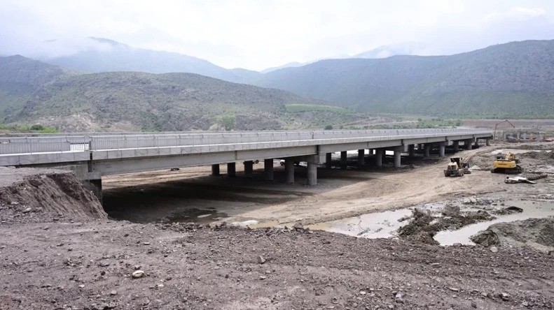 Ağbənd-Kəlalə avtomobil körpüsünün tikintisinin başa çatdırılıb