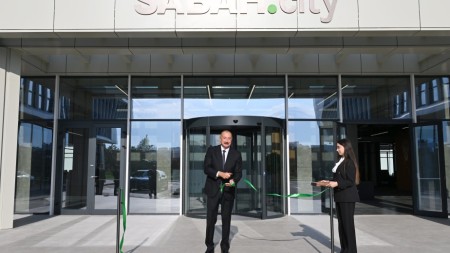 Prezident “SABAH.city"nin birinci mərhələsinin açılışında - FOTOLAR