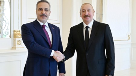 Prezident Hakan Fidanı qəbul etdi - FOTOLAR
