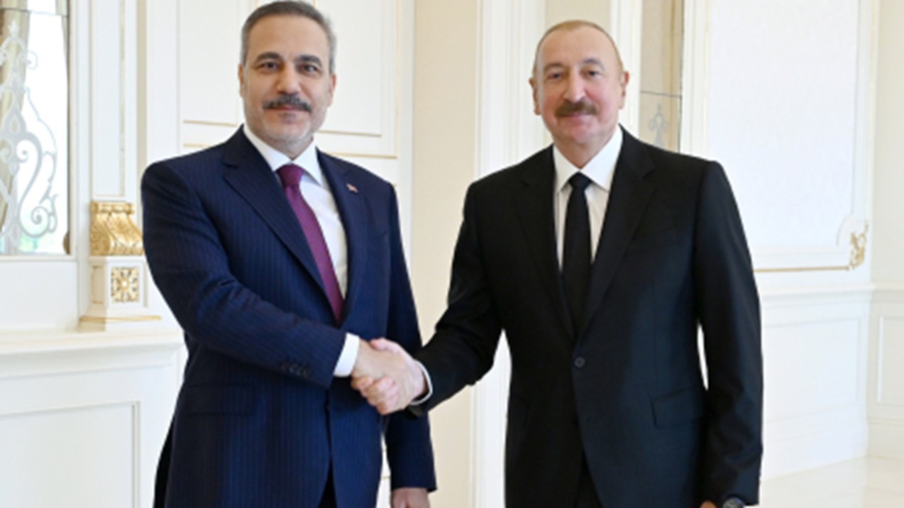 Prezident Hakan Fidanı qəbul etdi - FOTOLAR