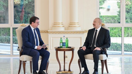 Prezident Ettienn Berxtoldu qəbul etdi - FOTOLAR