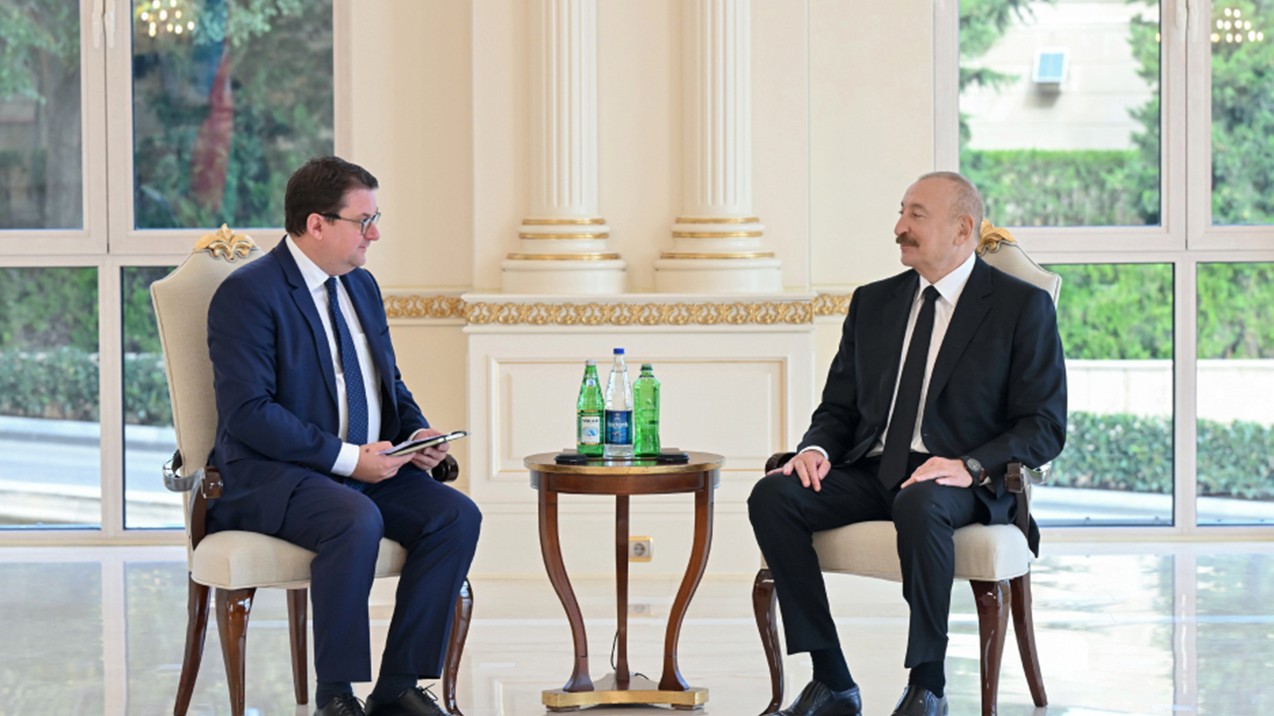 Prezident Ettienn Berxtoldu qəbul etdi - FOTOLAR