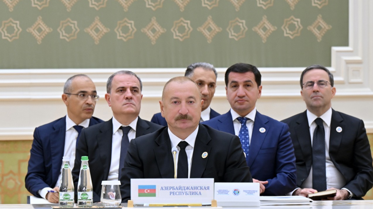İlham Əliyev Türkmənbaşıda tədbirdə iştirak etdi - Yenilənib