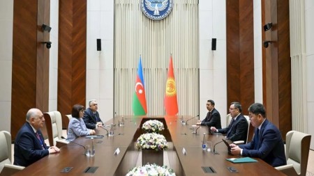Qırğızıstan Prezidenti Sahibə Qafarovanı qəbul edib