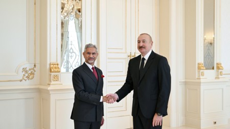 Prezident Hindistan XİN rəhbərini qəbul etdi