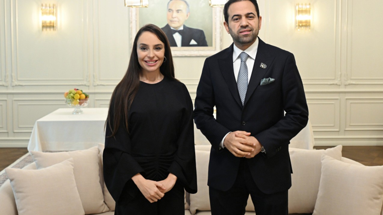 Leyla Əliyeva Müsəlman Ağsaqqalları Şurasının Baş katibi ilə görüşdü - Foto